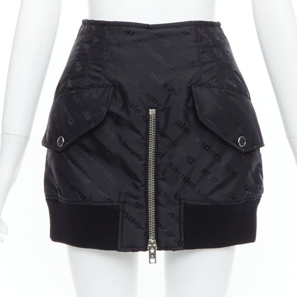 Alexander Wang Nylon Bomber Mini Skirt